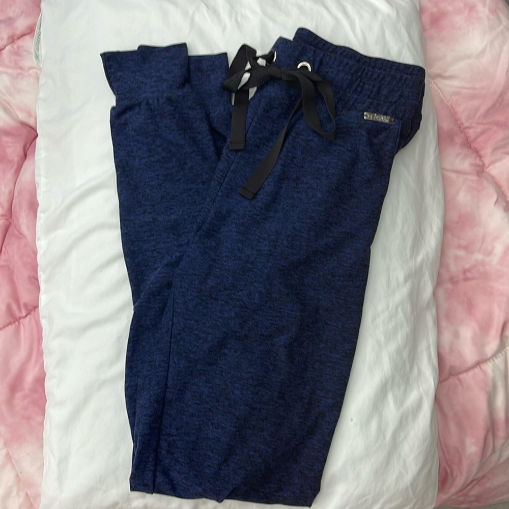 Bombshell Sportswear Navy Blue Track Joggers with Drawstring